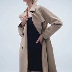 Everlane The Modern Trench Coat- Tan- Extra Small